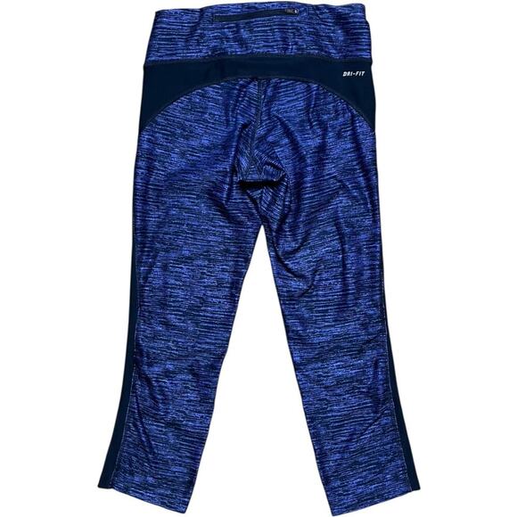 Nike Dri-Fit Blue Training Running Pants - Picture 2 of 4